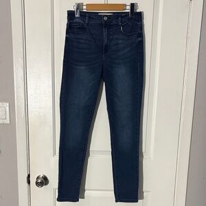 Garage Dark Blue Skinny Jeans